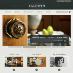 Baldwin Hardware Website image