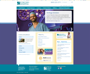 Concord Hospital Website image