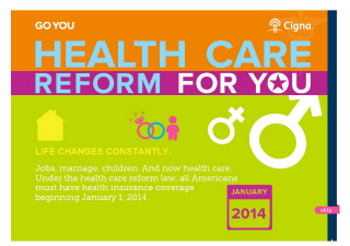Health Care Reform for YOU Infographic image