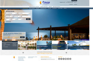 Responsive Design state-of-art web development for Princess Hotels & Resorts image
