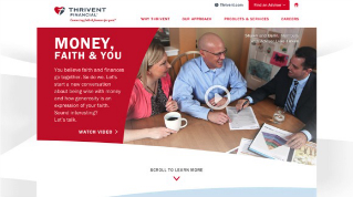 Thrivent Web Design image