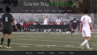 Granite Bay High School Website image
