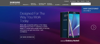 Samsung Business (B2B) Web Site image