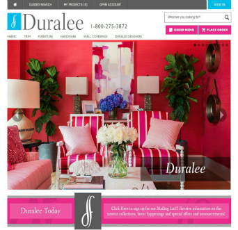 Duralee Website Redesign  image