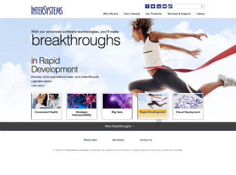 InterSystems Corporation Website image