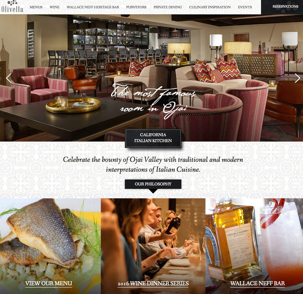 Olivella Restaurant Website image