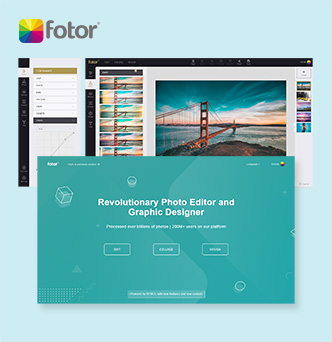 Fotor Photo Editor and  Design Maker image