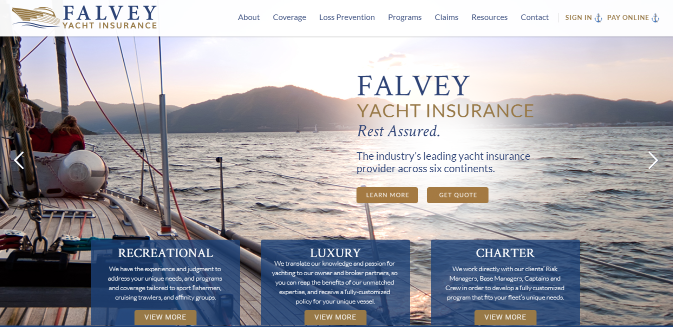 Falvey Yacht Insurance image