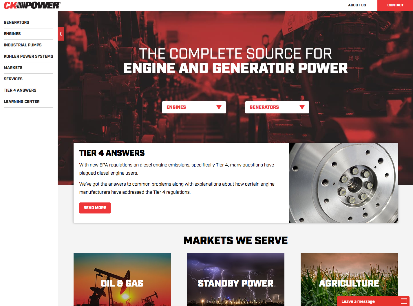 CK Power Website Redesign image