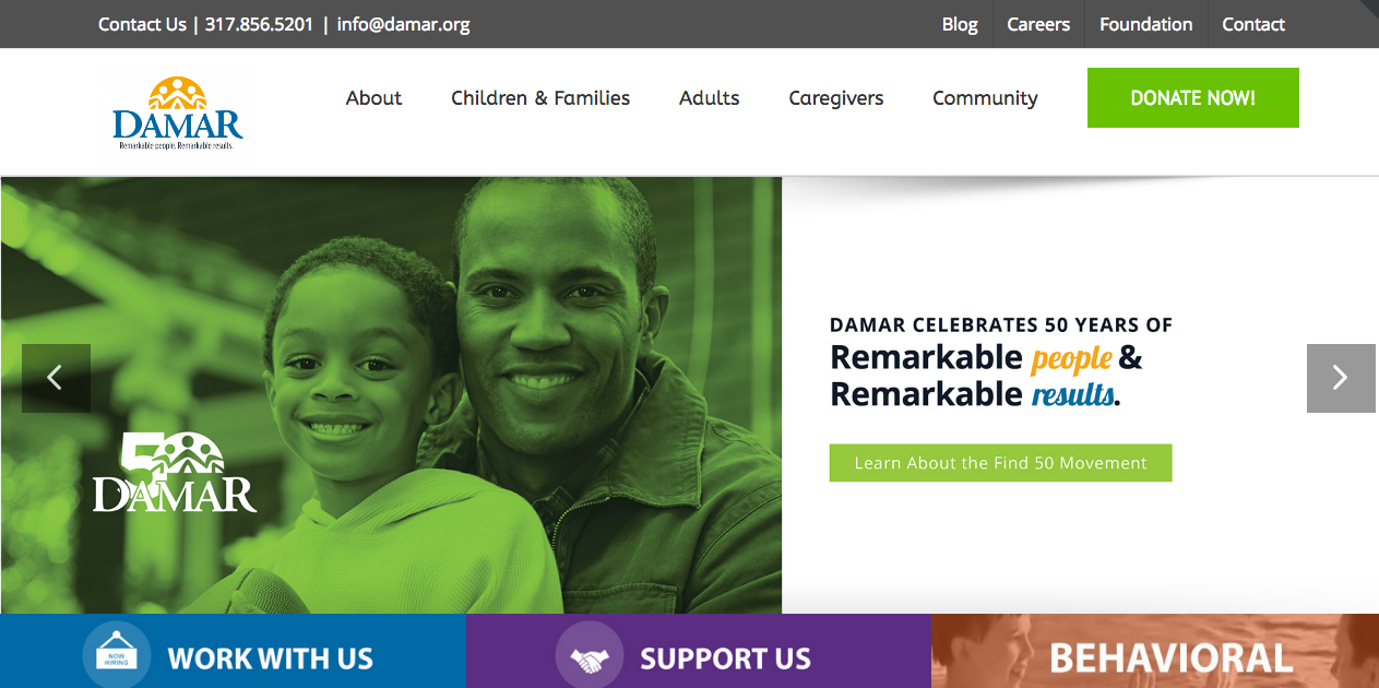 Damar Services, Inc Website image