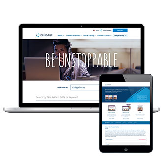 Cengage Web Redesign image