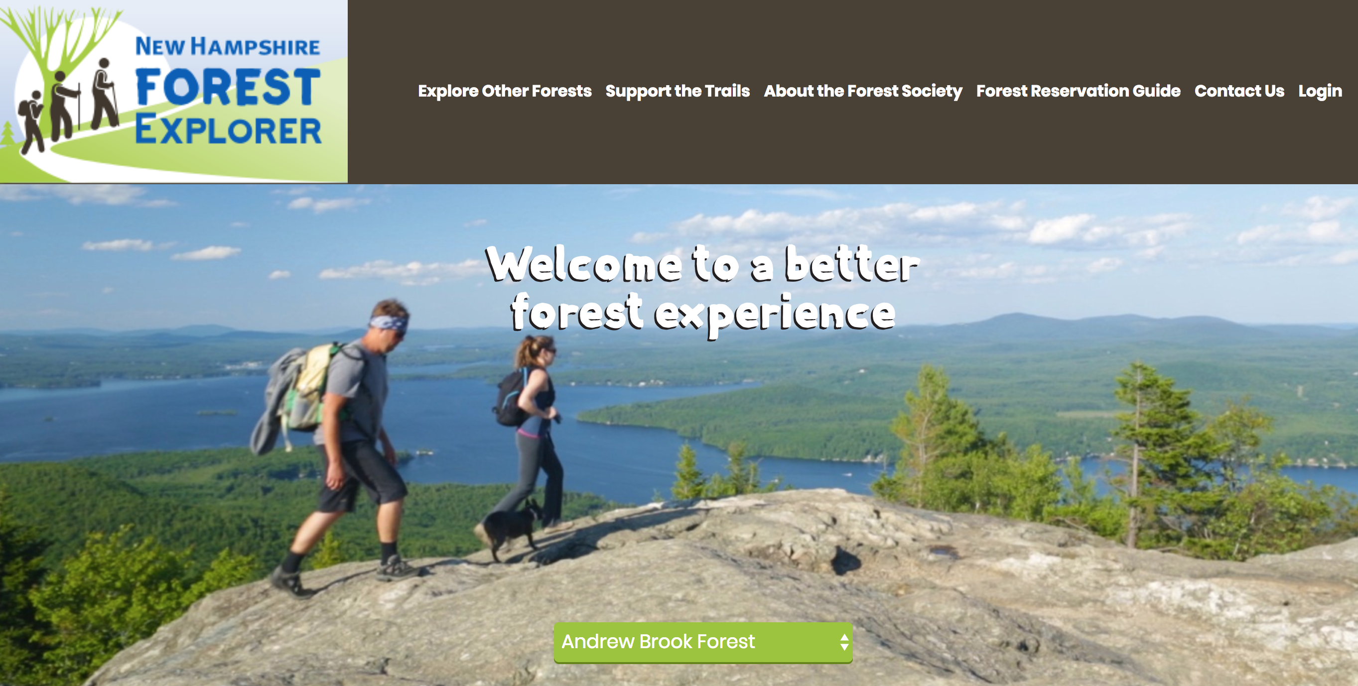 Forest Explorer App from the Society for the Protection of New Hampshire Forests image