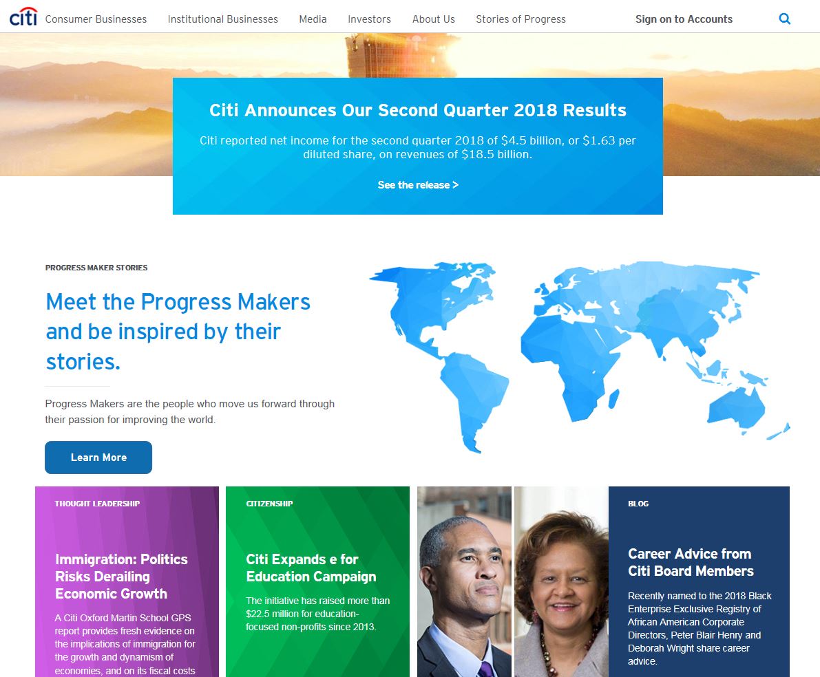 Global Corporate Website Redesign image