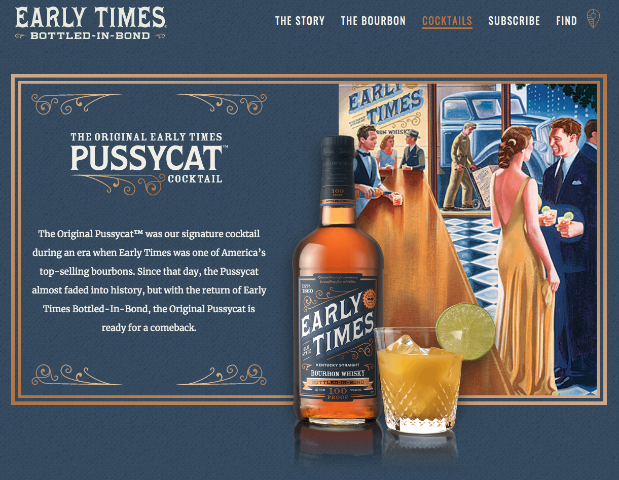 Early Times Bottled in Bond image