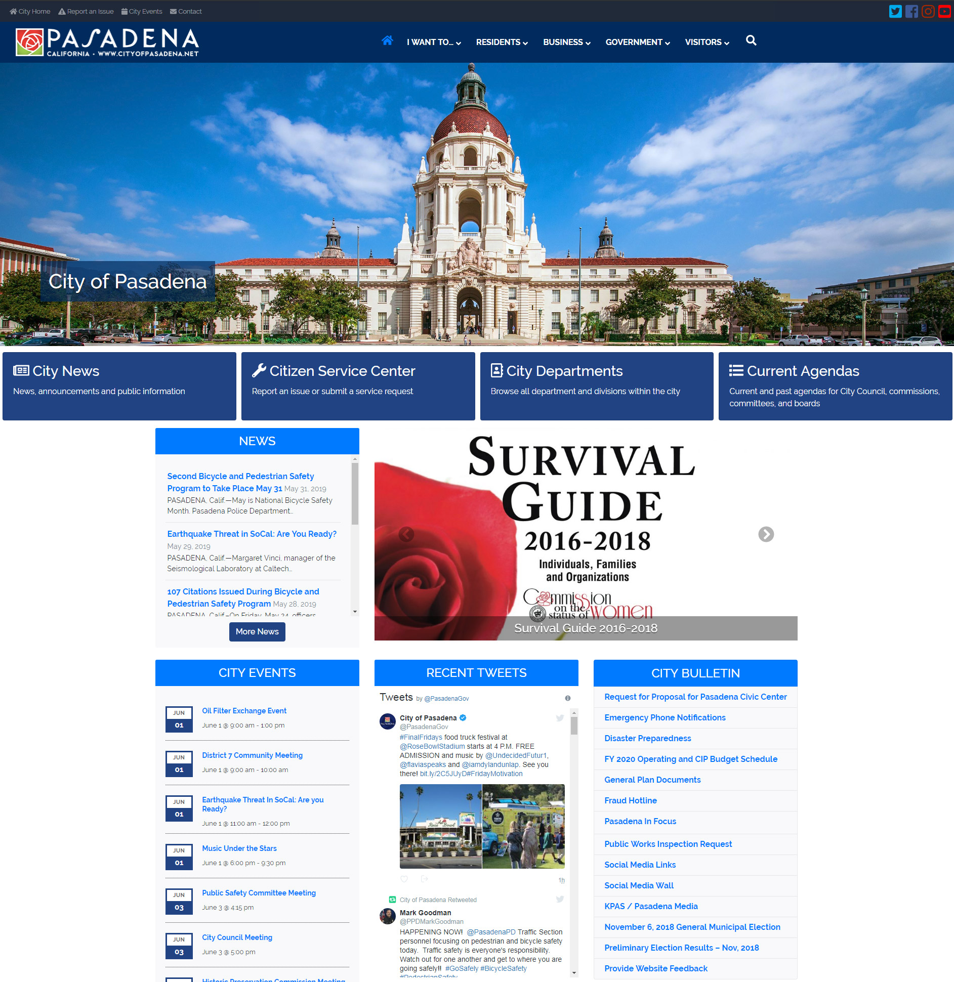 The Official Website of City of Pasadena, California image