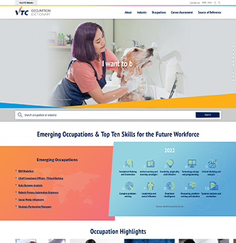 VTC Occupation Dictionary Website image