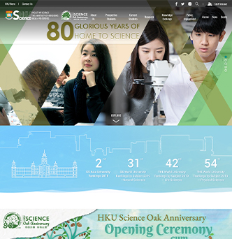 HKU Faculty of Science Website image