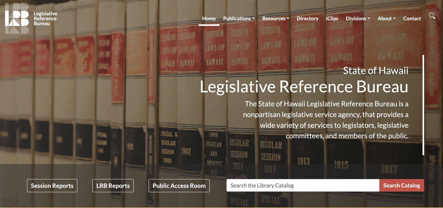Legislative Reference Bureau & Public Access Room Websites image