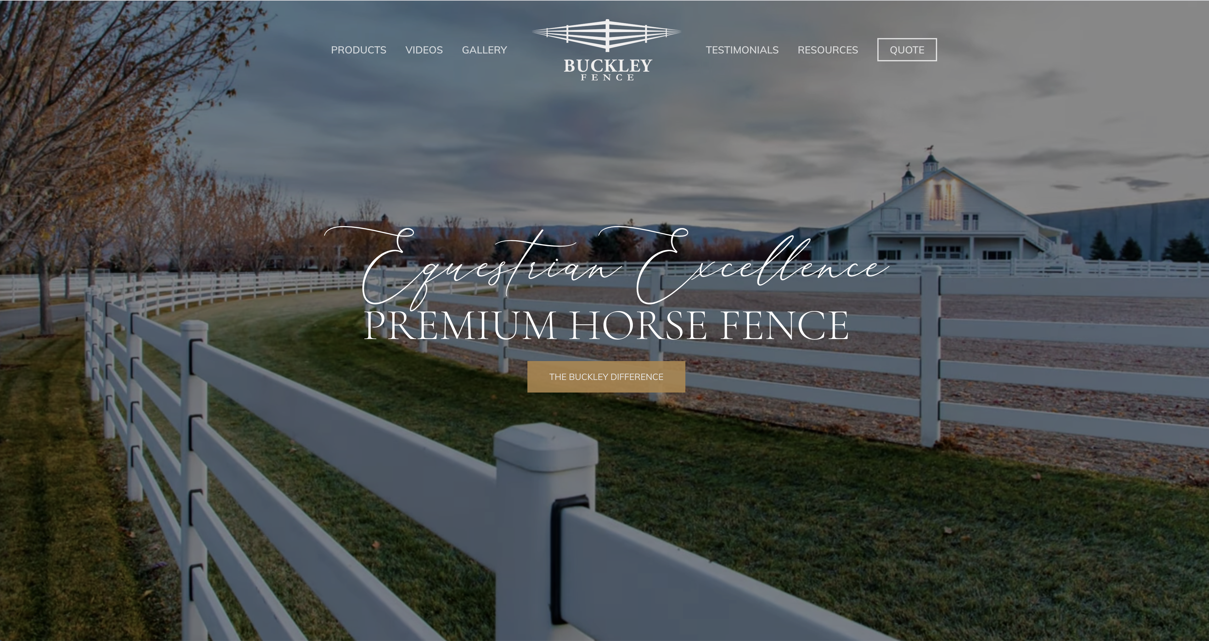 Equestrian Excellence with Buckley Fence image