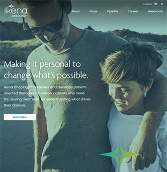 Ikena Oncology Corporate Website image