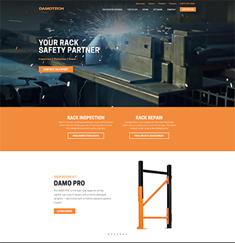 Damotech Corporate Website Redesign image