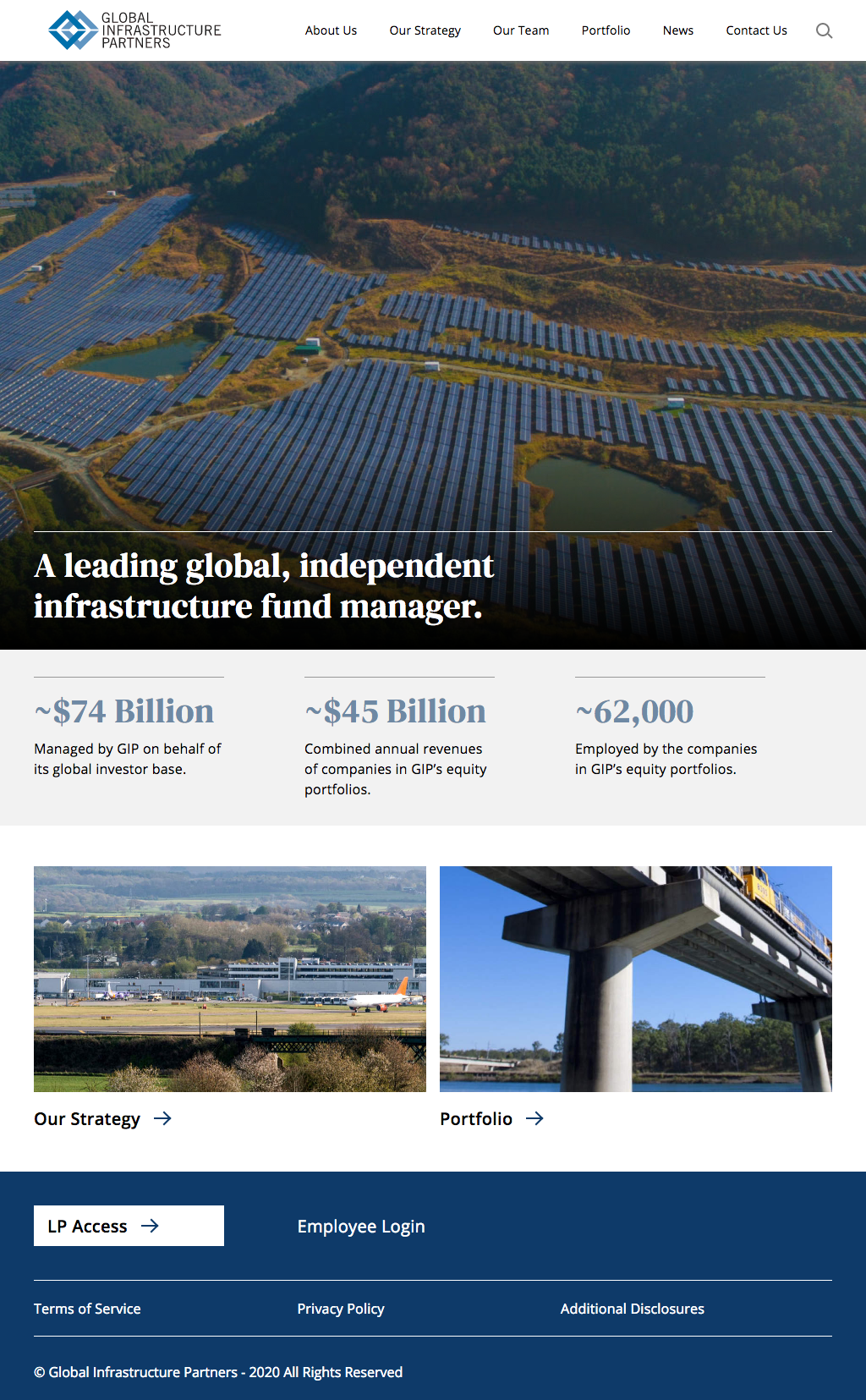 Global Infrastructure Partners Website image