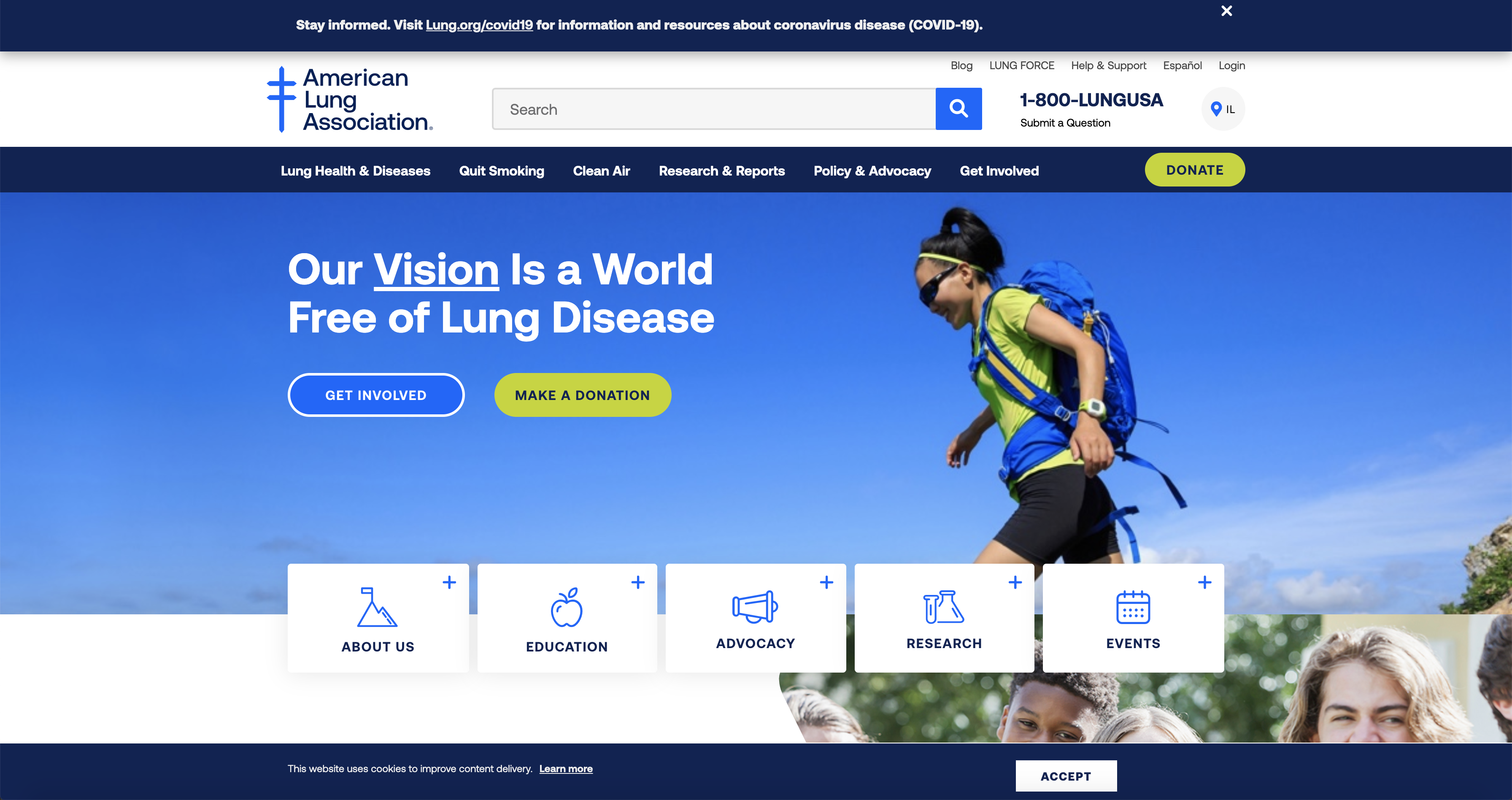 Building a Healthier World with American Lung Association image