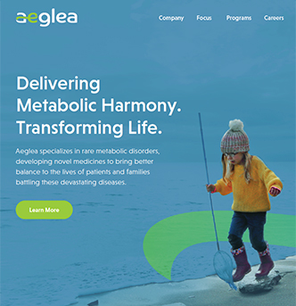 Aeglea BioTherapeutics Corporate Website image