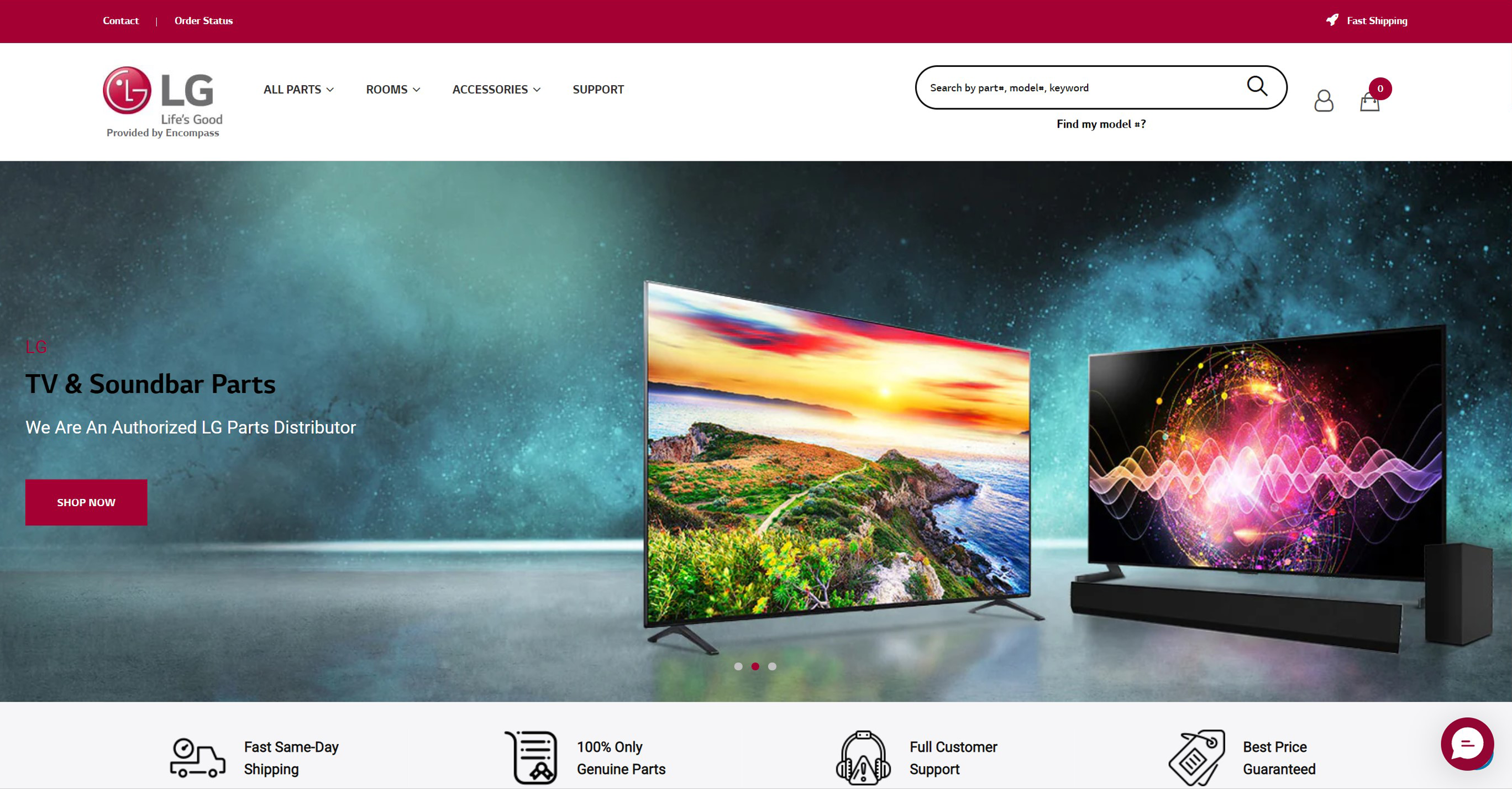 LG Parts & Accessories Retail Website For The DIY Customer image