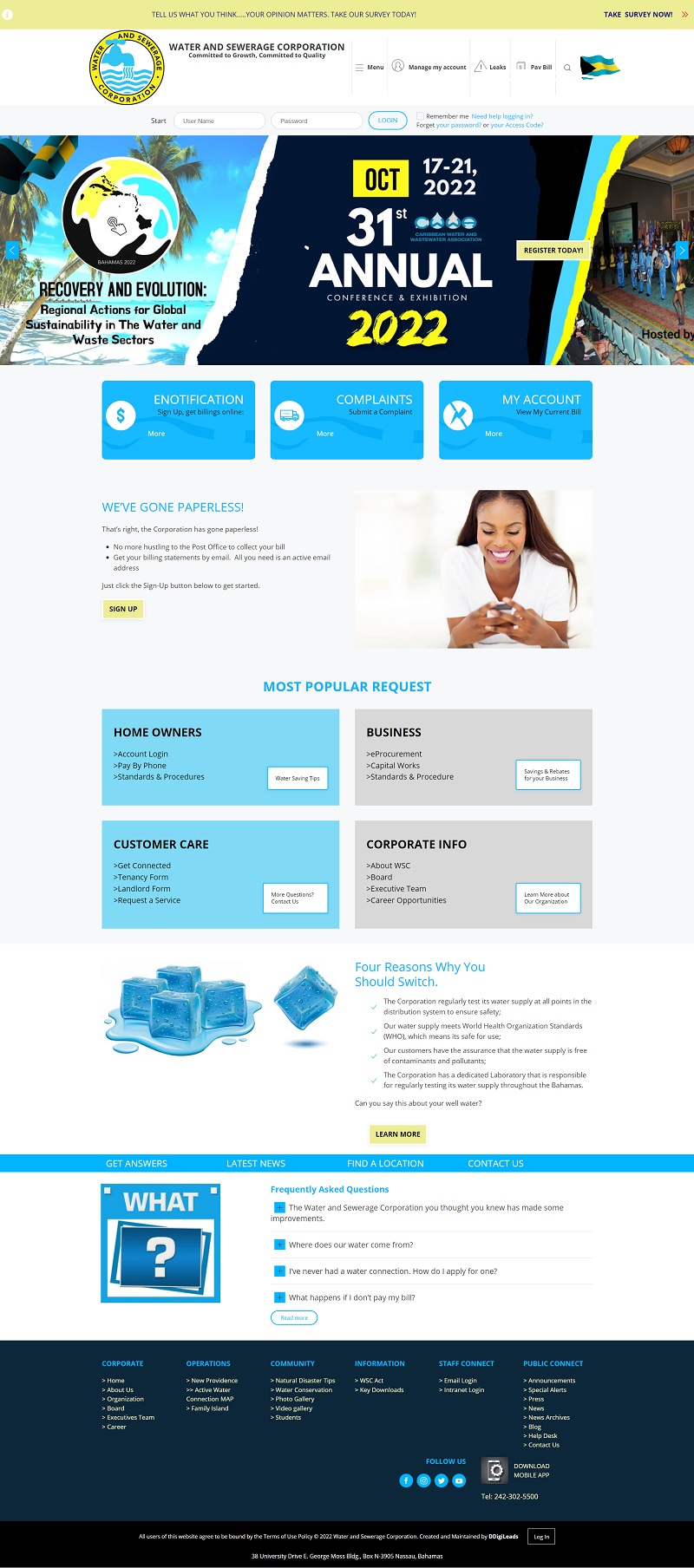 Water & Sewerage Corporation (Bahamas) image
