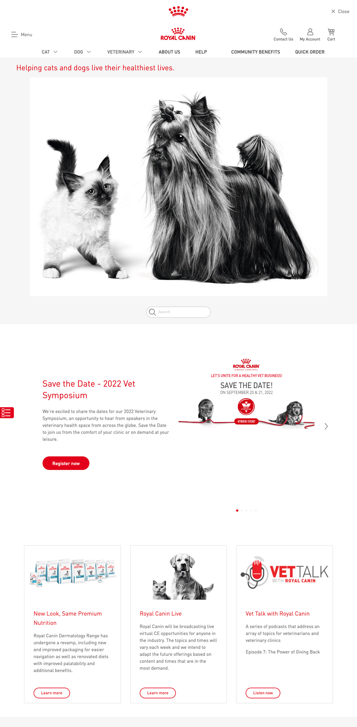 Royal Canin B2B eCommerce Portal image