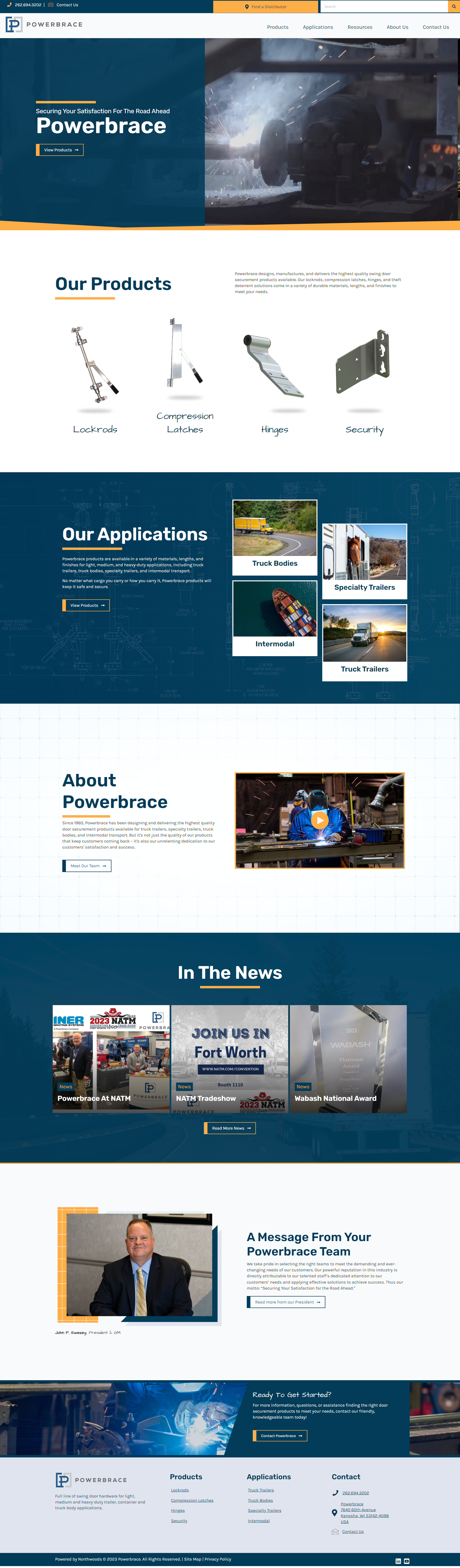 Powerbrace Website Redesign image