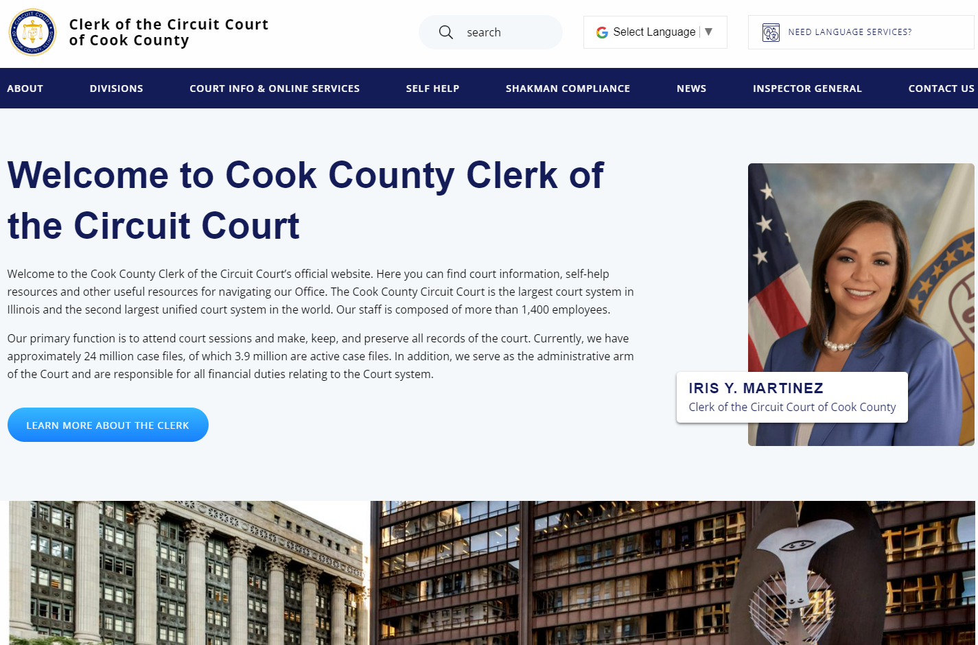Cook County Clerk of the Circuit Court - Website Redesign  image