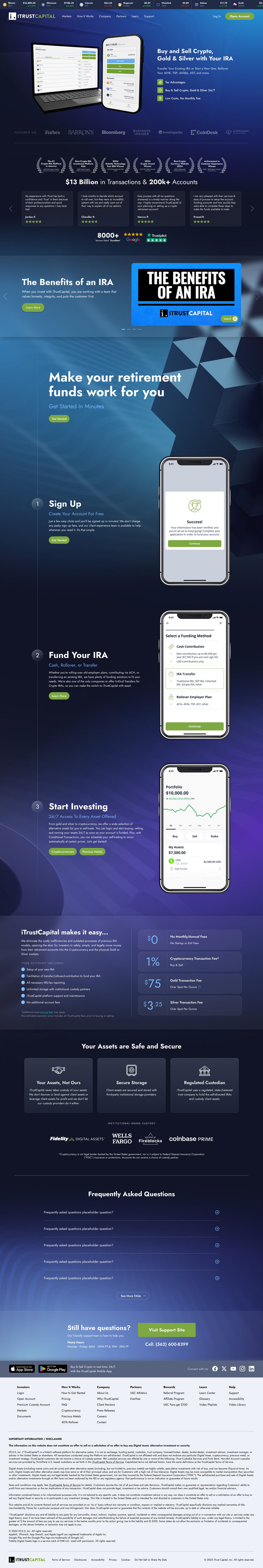 A Trusted Leader in the Crypto IRA Space