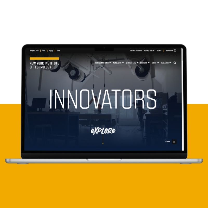 New York Institute of Technology Website Redesign image