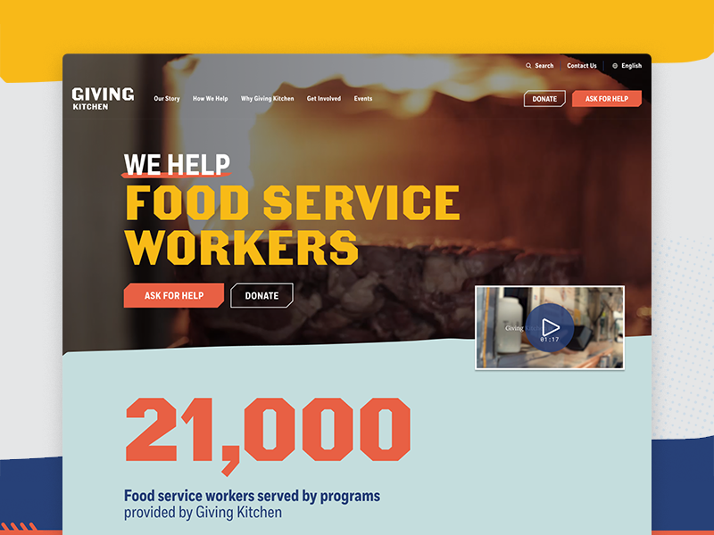 Giving Kitchen Website