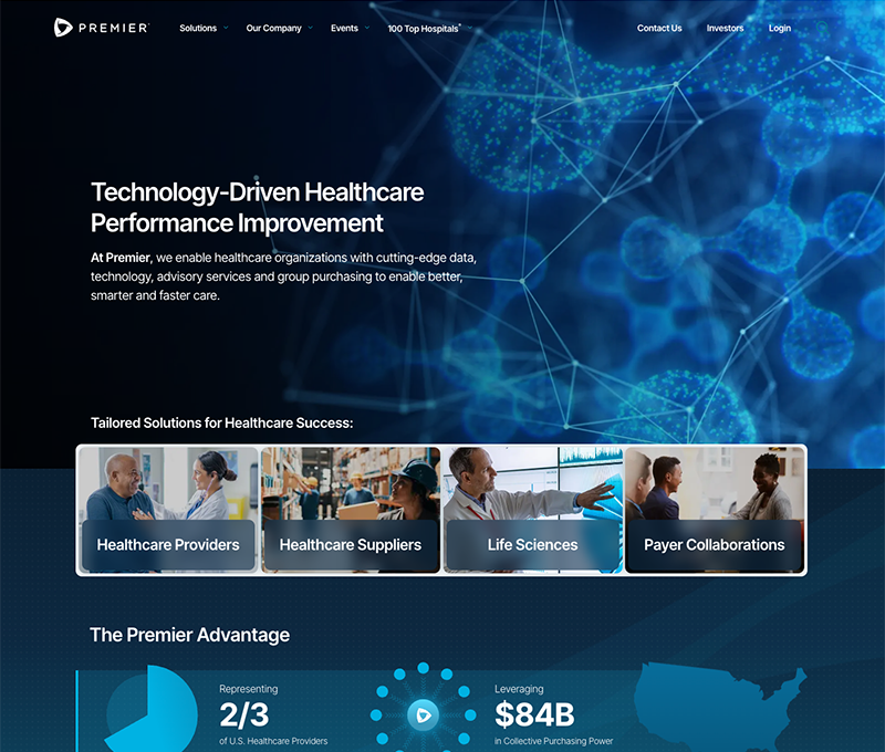 Premierinc.com: Powering Healthcare Transformation Online