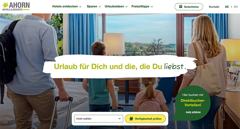 Website Relaunch AHORN Hotels & Resorts - Your holiday in Germany image