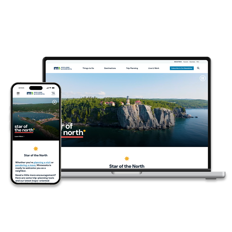 Explore Minnesota Website Re-Design image