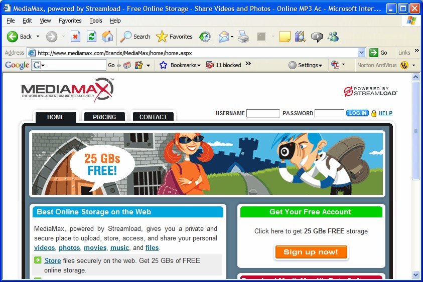 MediaMax, powered by Streamload image