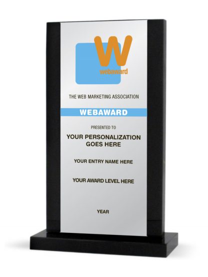 WebAward Lucite Trophy